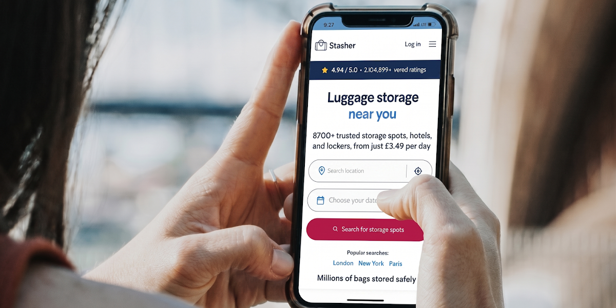 Stasher Luggage Storage – Seafront – Open Late