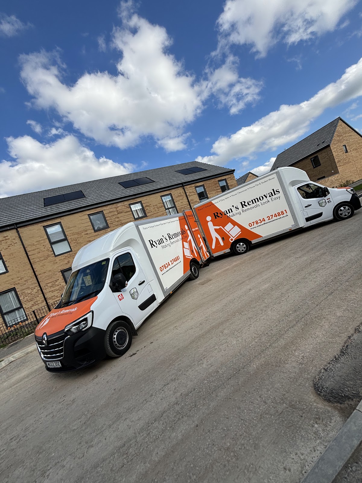 Ryan’s removals somerset man and van