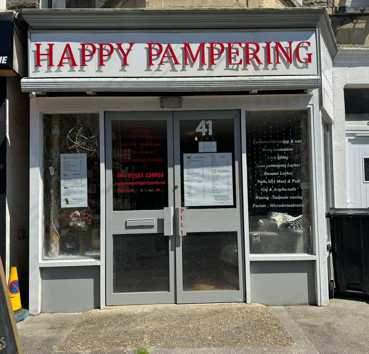 Happy pampering