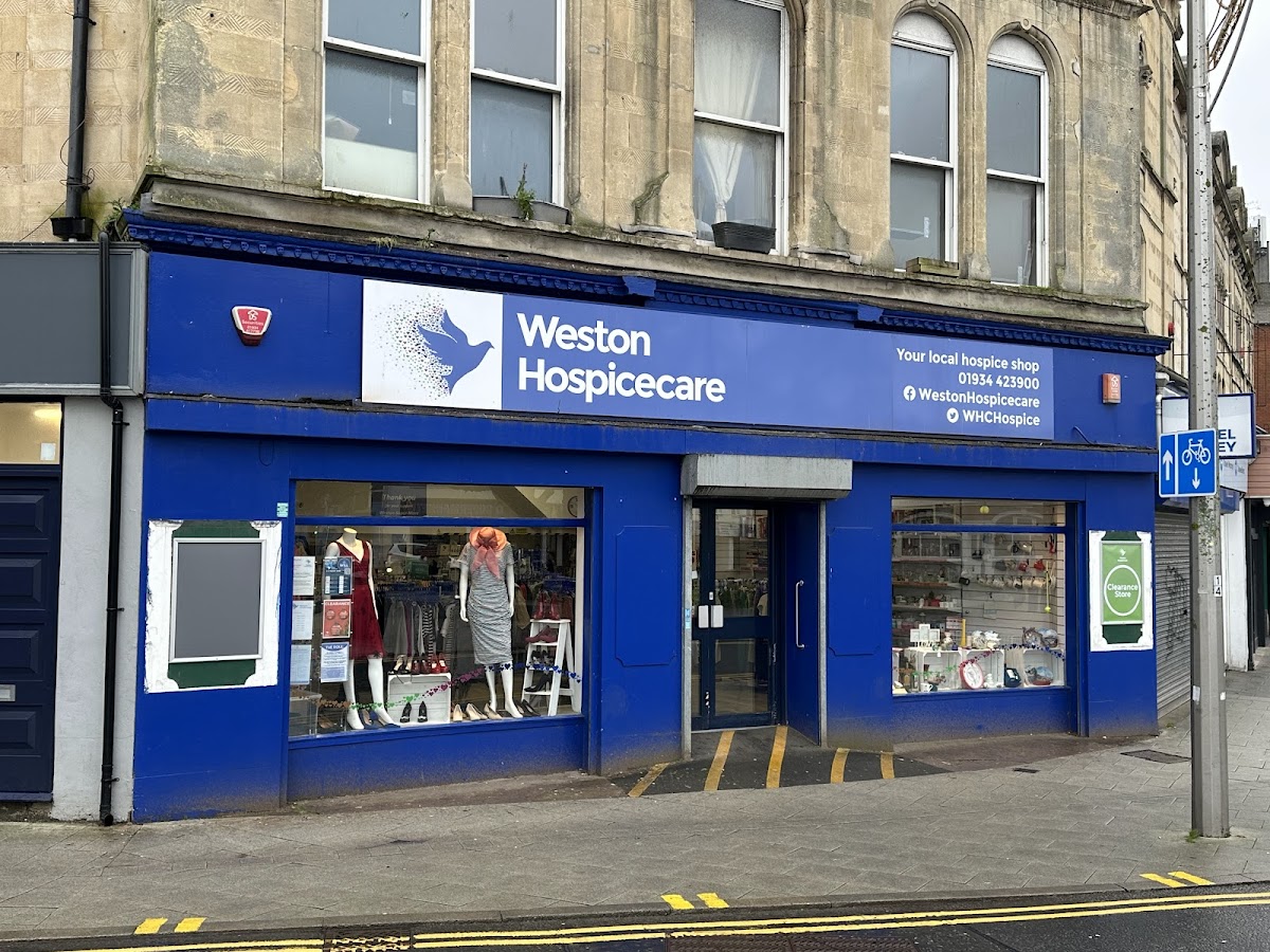 Weston Hospice care charity shop
