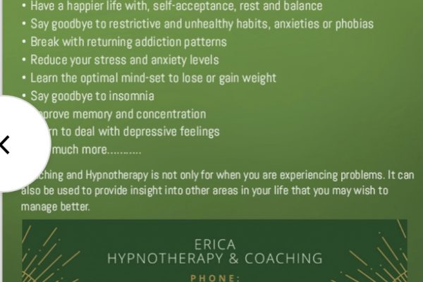 Erica Hypnotherapy & Coaching