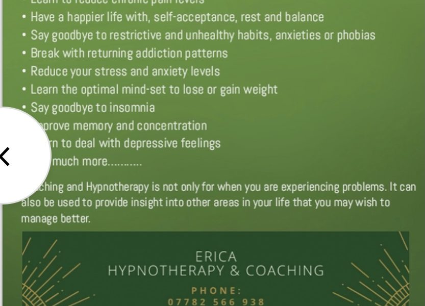Erica Hypnotherapy & Coaching