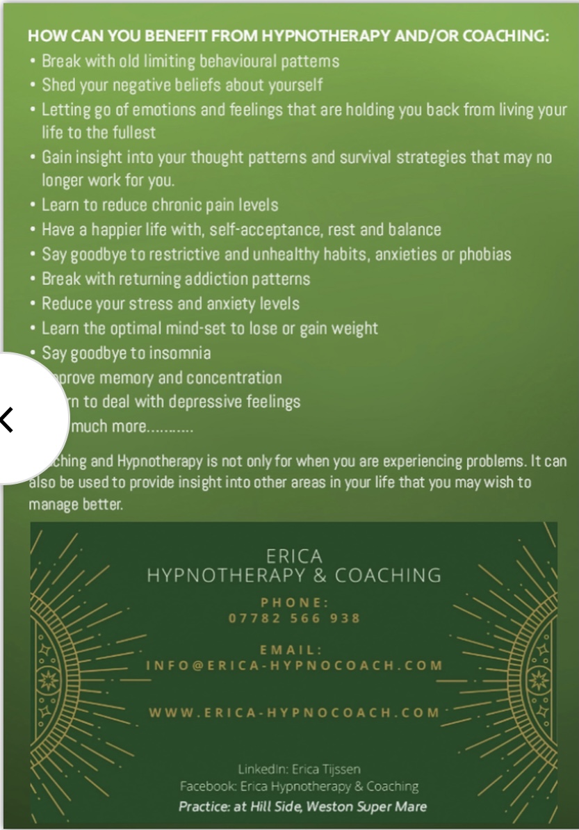 Erica Hypnotherapy & Coaching