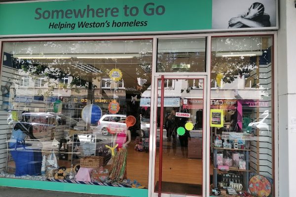Somewhere to Go charity shop