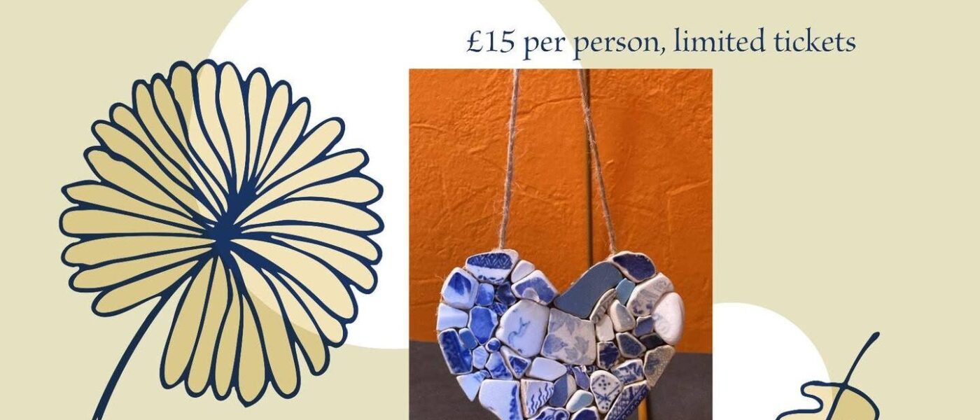 Sea ceramics hearts workshop