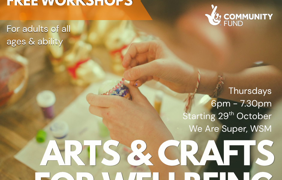 Free Arts & Crafts for Wellbeing (Adults)