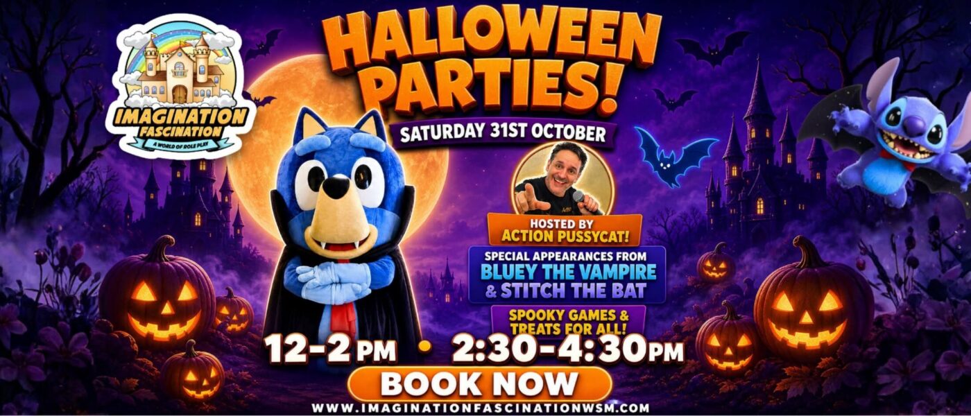 Imagination Fascination Halloween Party – hosted by Action Pussycat!